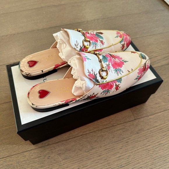 Gucci Princetown Mule Slipper floral - Picture 3 of 10